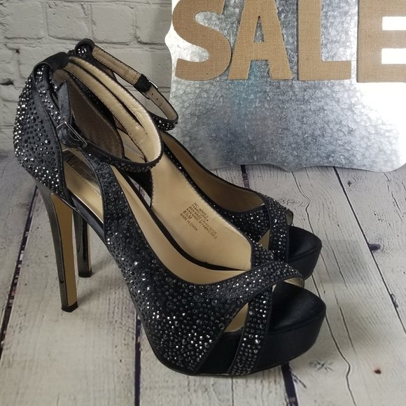 INC International Concepts Strappy Heels sz 8.5 - Picture 3 of 8